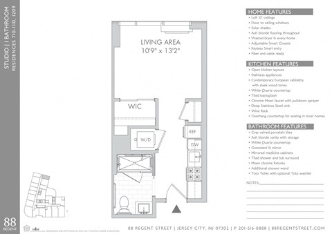 88 Regent Street Studio-2 Beds Apartment for Rent - Photo Gallery 40